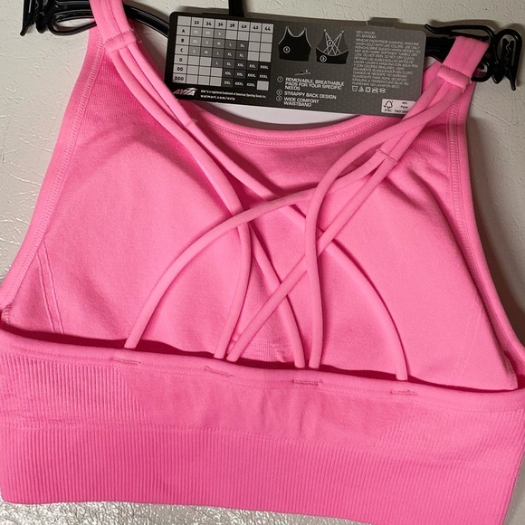 Avia Medium Support High Neck Sports Bra Set of 2 - Picture 9 of 12